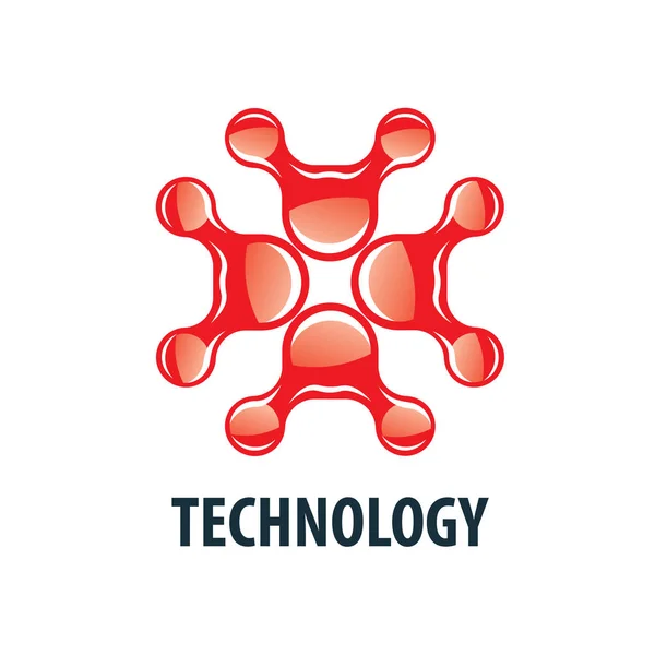 Vektorové logo technologie — Stockový vektor