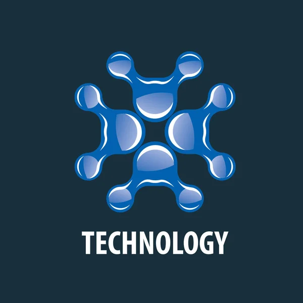 Vektor-Logo-Technologie — Stockvektor