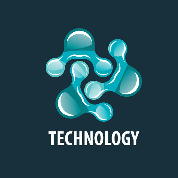 Vektor-Logo-Technologie — Stockvektor