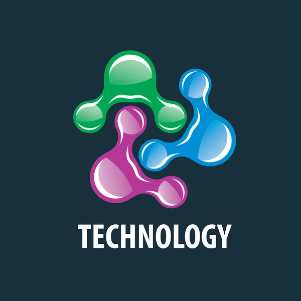 Vektorové logo technologie — Stockový vektor