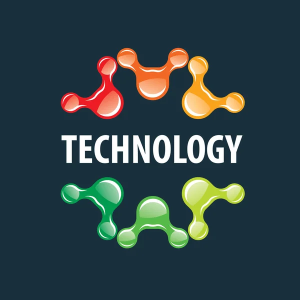 Vektor-Logo-Technologie — Stockvektor