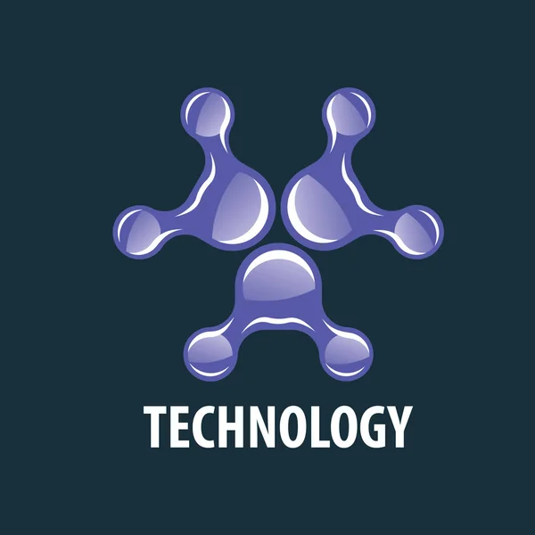 Vektorové logo technologie — Stockový vektor