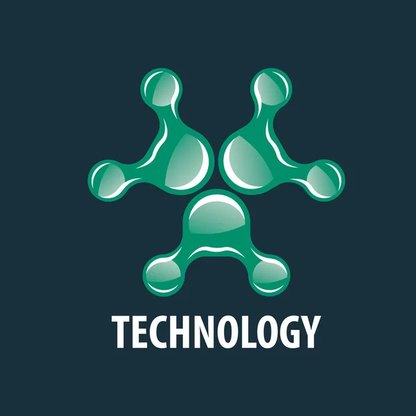 Vektor-Logo-Technologie — Stockvektor