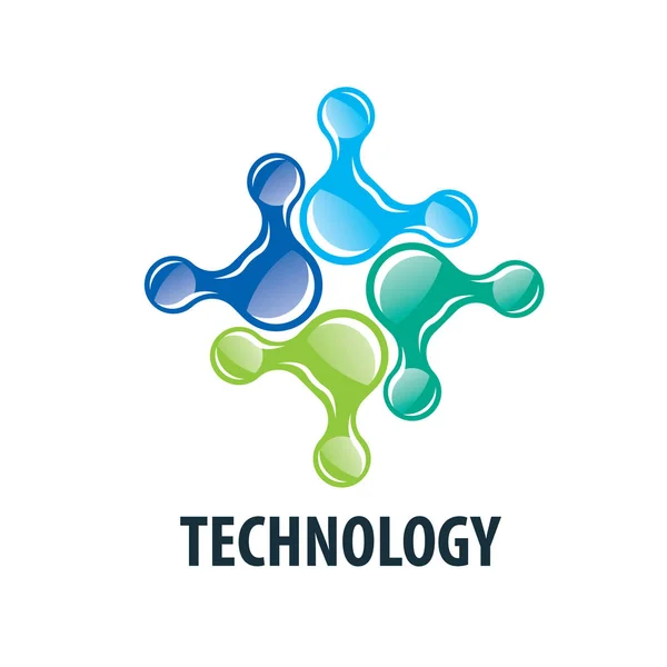 Vektor-Logo-Technologie — Stockvektor