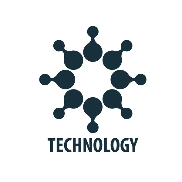 Vektorové logo technologie — Stockový vektor