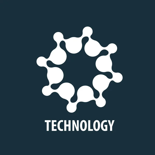 Vektorové logo technologie — Stockový vektor