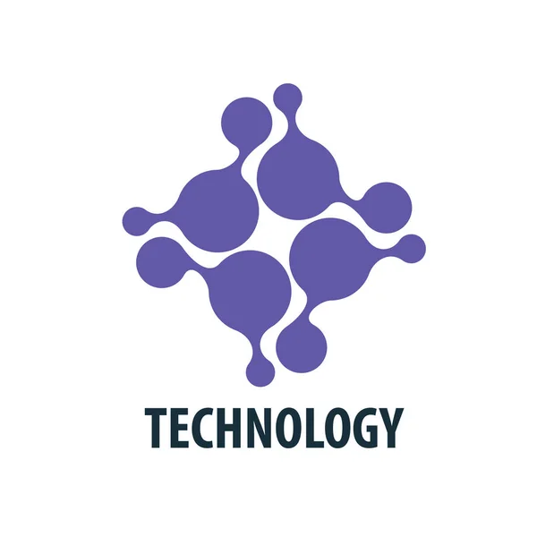 Vektorové logo technologie — Stockový vektor