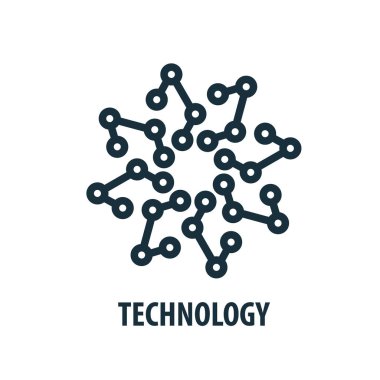 Vektör logo teknoloji