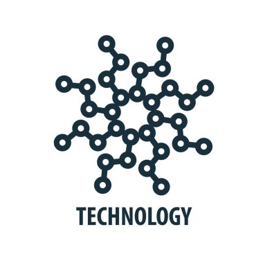 Vektör logo teknoloji