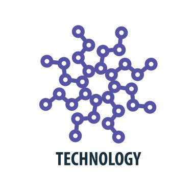 Vektör logo teknoloji