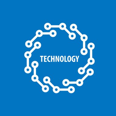 Vektör logo teknoloji