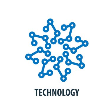 Vektör logo teknoloji