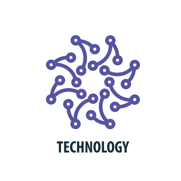 Wektor logo technologii — Wektor stockowy