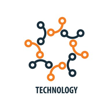 Vektör logo teknoloji