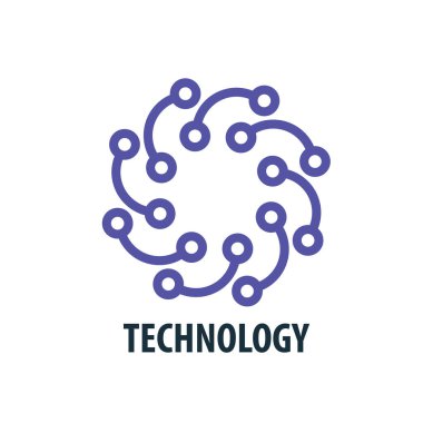 Vektör logo teknoloji