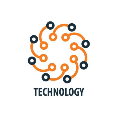 Vektör logo teknoloji