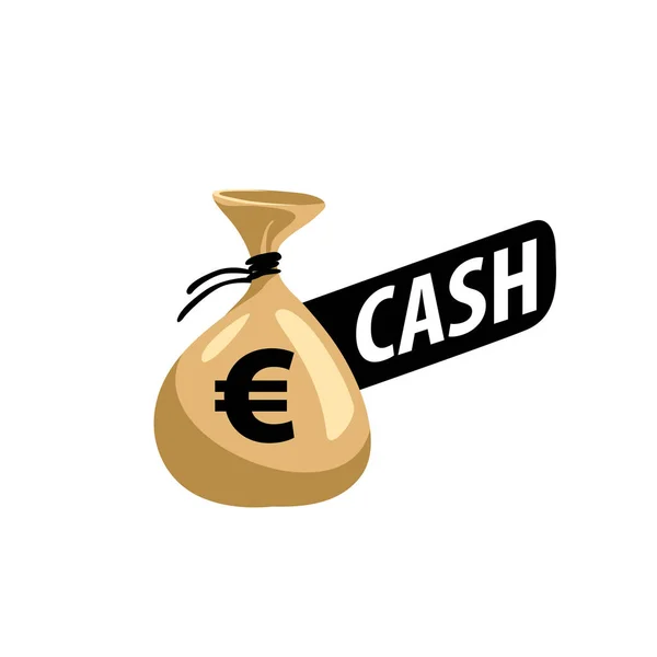 Logo worek pieniędzy — Wektor stockowy