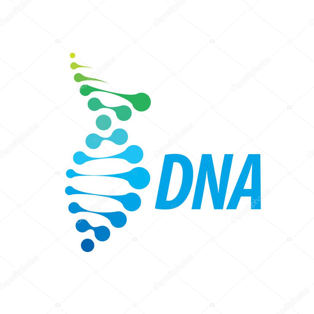 Design pattern logo dna. Vector illustration icon
