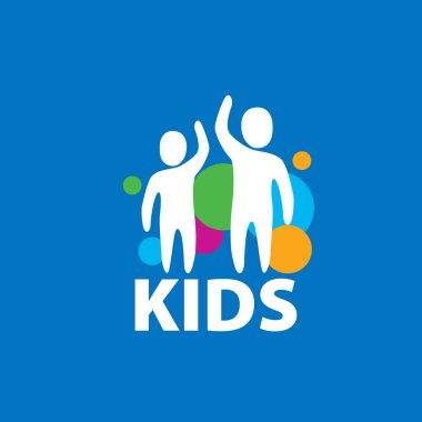 vektör logo çocuklar