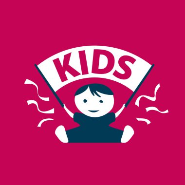 vektör logo çocuklar