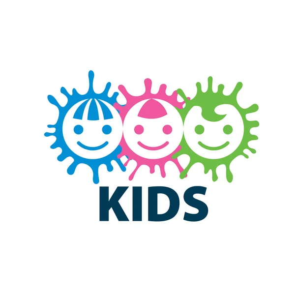 Vector logo kinderen — Stockvector