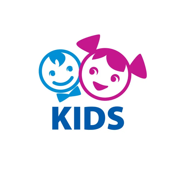 Logo vectoriel enfants — Image vectorielle