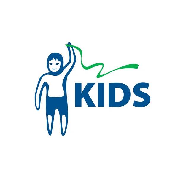 Vector logo kinderen — Stockvector