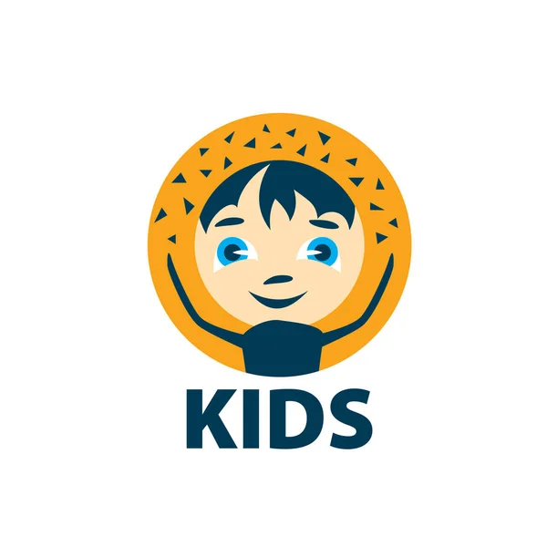 Vector logo kinderen — Stockvector