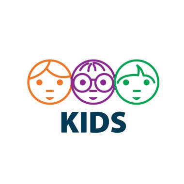 vektör logo çocuklar