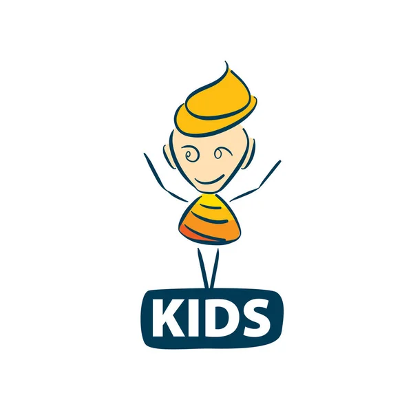 Vector logo kinderen — Stockvector