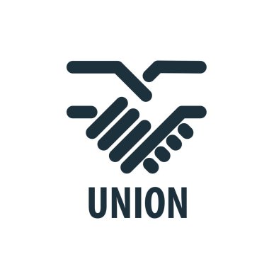 vektör logo el sıkışma