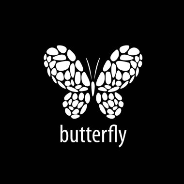 Kelebek logo vektör