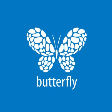 Kelebek logo vektör