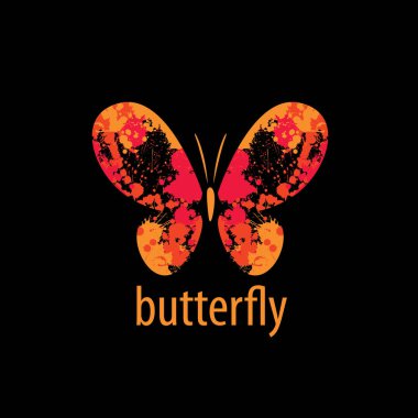 Kelebek logo vektör