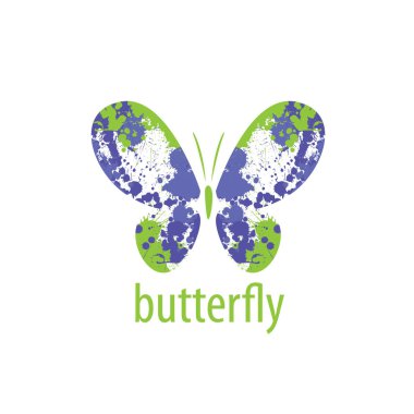 Kelebek logo vektör