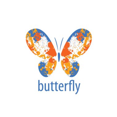 Kelebek logo vektör