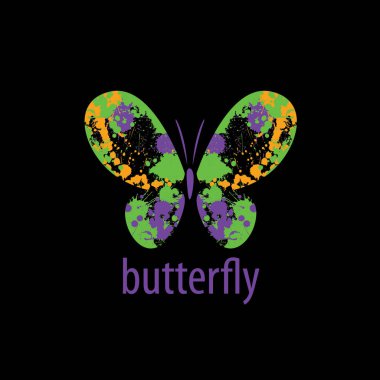 Kelebek logo vektör