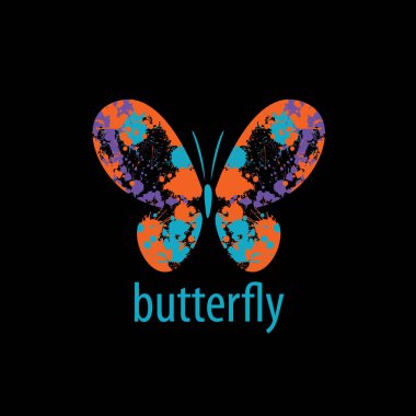 Kelebek logo vektör