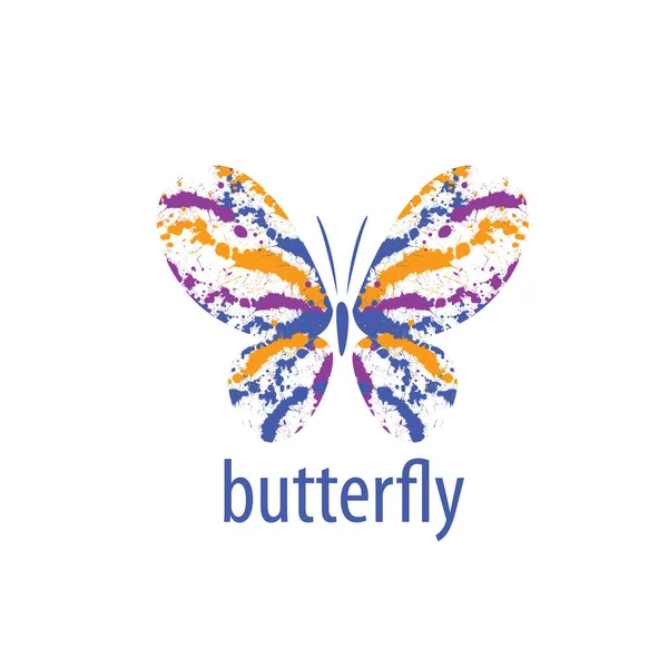Logo della farfalla vettoriale — Vettoriale Stock