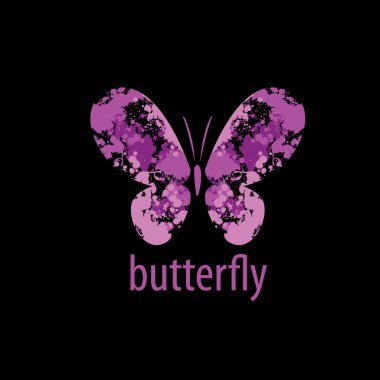 Kelebek logo vektör