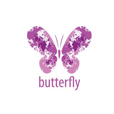 Kelebek logo vektör