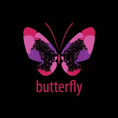 Kelebek logo vektör