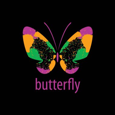 Kelebek logo vektör