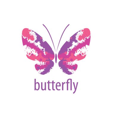 Kelebek logo vektör
