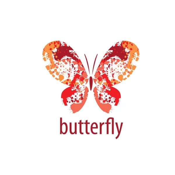 Logo vector mariposa — Archivo Imágenes Vectoriales