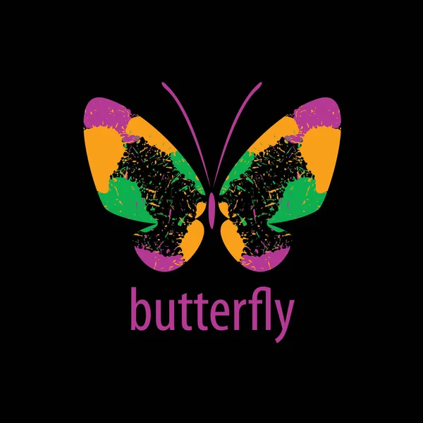 Vektor Schmetterling Logo — Stockvektor