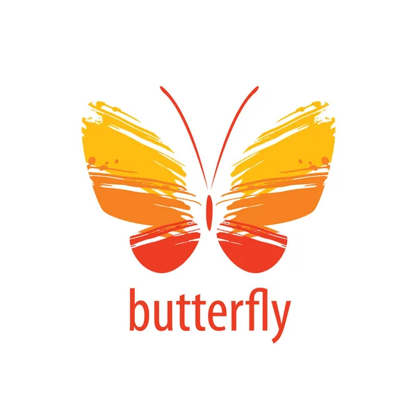 Vector vlinder logo — Stockvector