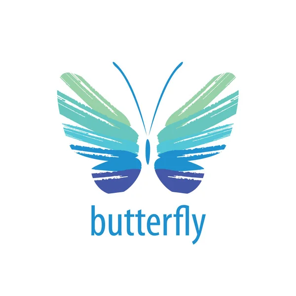 Vector butterfly logo — Stock Vector