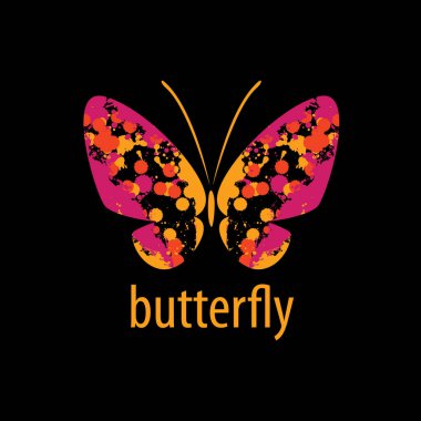 Kelebek logo vektör