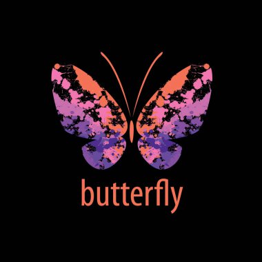 Kelebek logo vektör